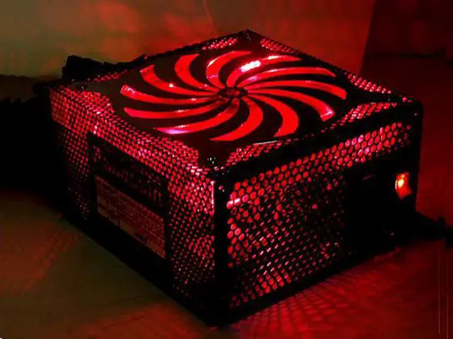 Alt view image 3 of 11 - POWMAX Assassin PSAS-BL 500 W ATX12V Power Supply