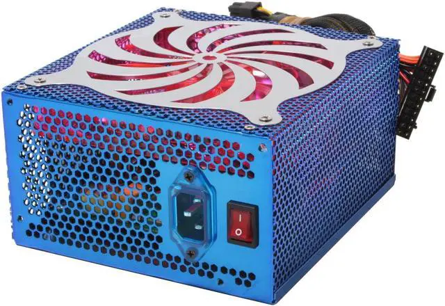 Alt view image 4 of 11 - POWMAX Assassin PSAS-BL 500 W ATX12V Power Supply