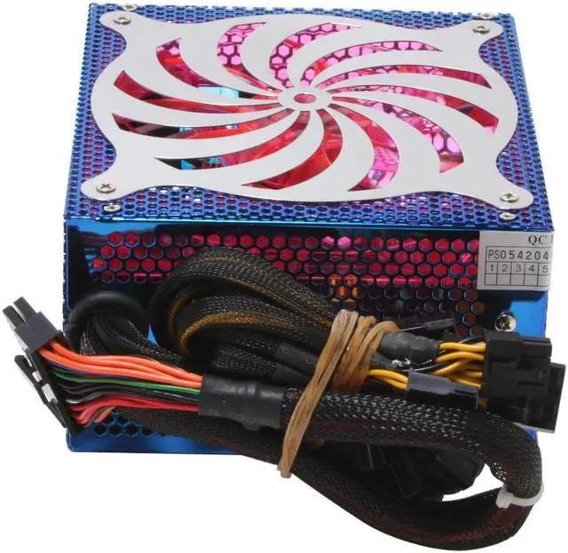 Alt view image 6 of 11 - POWMAX Assassin PSAS-BL 500 W ATX12V Power Supply