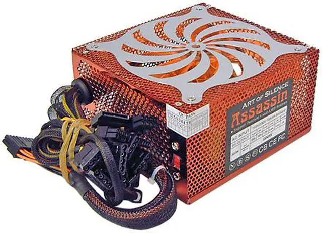 Alt view image 2 of 9 - POWMAX Assassin PSAS-RD 500 W ATX12V Power Supply