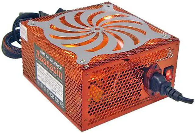 Alt view image 3 of 9 - POWMAX Assassin PSAS-RD 500 W ATX12V Power Supply