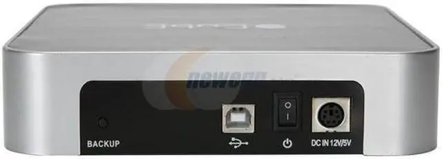 Main image of POWMAX EMV35 3.5" CUBE USB 2.0 ONE TOUCH BACKUP EXTERNAL ENCLOSURE