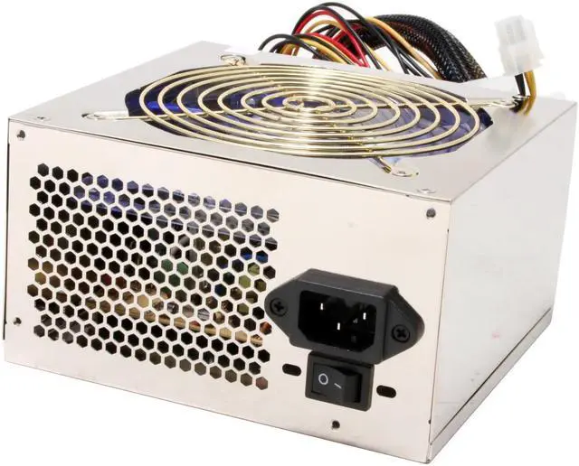 Alt view image 2 of 11 - Linkworld LPJ12-400W (PSWB-400) 400 W ATX Polished Chrome Power Supply