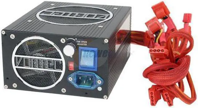 Alt view image 4 of 9 - XG VORTEC PSVO-600 600 W ATX12V Power Supply