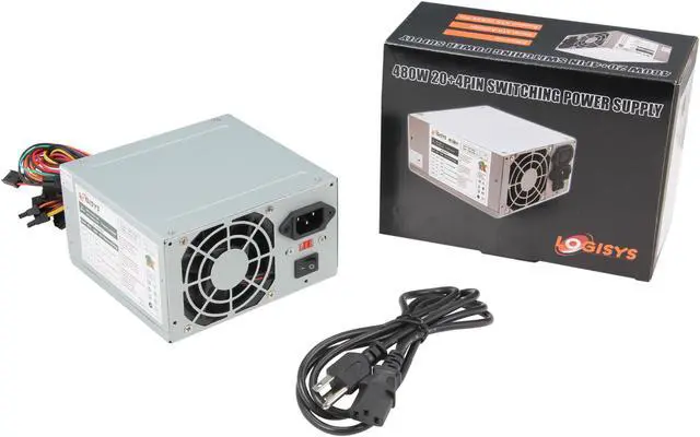 Alt view image 6 of 6 - LOGISYS Computer PS480D 480 W ATX12V Power Supply