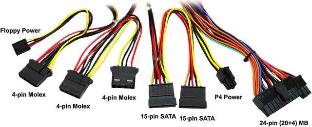 Alt view image 5 of 6 - LOGISYS Computer PS480D 480 W ATX12V Power Supply