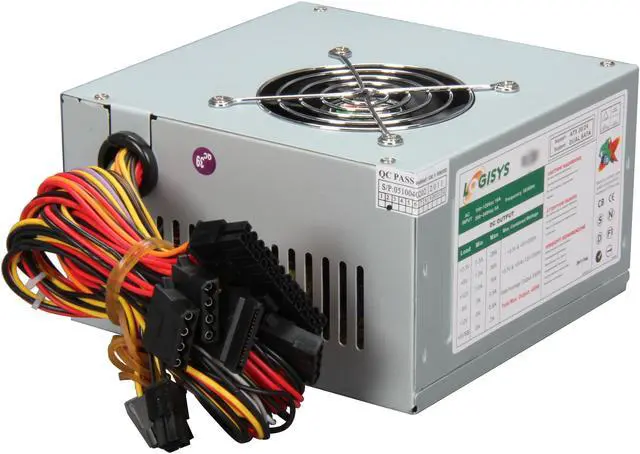 Alt view image 5 of 7 - LOGISYS Computer PS480D2 480 W ATX12V Power Supply