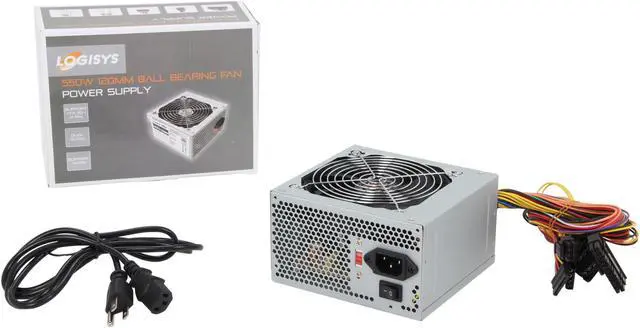 Alt view image 7 of 7 - LOGISYS Computer PS550E12 550 W ATX12V Power Supply