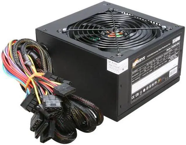 Alt view image 4 of 7 - LOGISYS Computer PS550E12BK 550 W ATX12V Power Supply