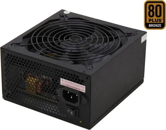 Main image of LOGISYS Computer AT750BK 750 W ATX12V / EPS12V SLI Ready CrossFire Ready 80 PLUS BRONZE Certified Active PFC Power Supply