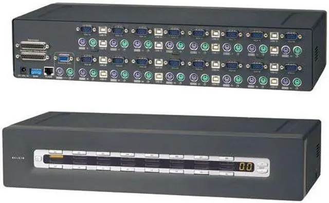 Main image of BELKIN PRO2 F1DA116T-B 16-Port KVM Switch with On-Screen Display