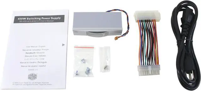 Alt view image 5 of 8 - Cooler Master Real Power RS-450-ACLY 450 W ATX12V Active PFC Power Supply