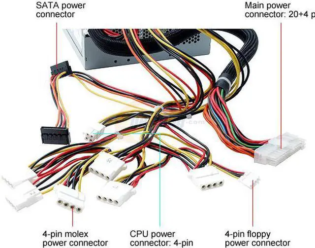 Alt view image 4 of 7 - COOLER MASTER eXtreme Power RS-430-PMSR/P Max: 400W (Continuous), Peak: 430W ATX12V     Power Supply