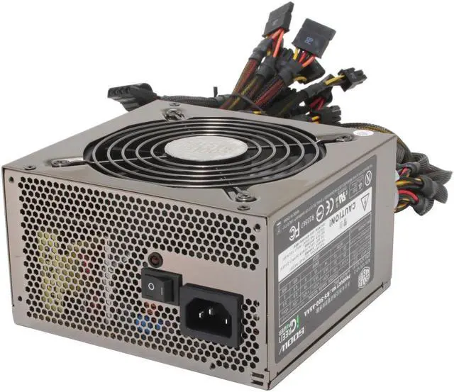 Main image of Cooler Master iGreen Power 500 RS-500-ASAA 500 Watts Continuous ATX Form Factor 12V V2.2 / SSI standard EPS 12V V2.91 SLI Certified CrossFire Ready 80 PLUS Certified Active PFC (0.99) PFC Power Supply