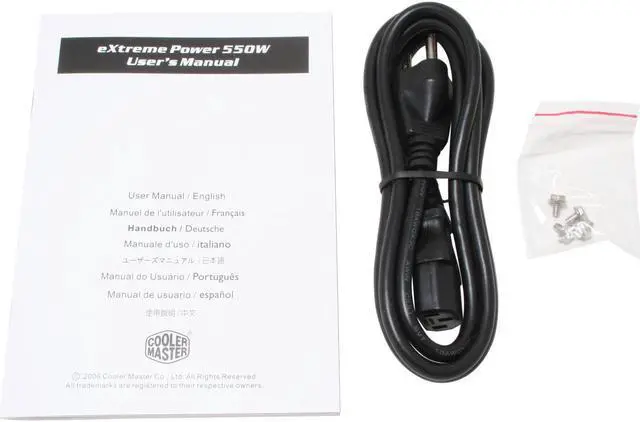 Alt view image 8 of 9 - Cooler Master eXtreme Power RP-550-PCAR 550 W ATX from factor 12V V2.01 Power Supply