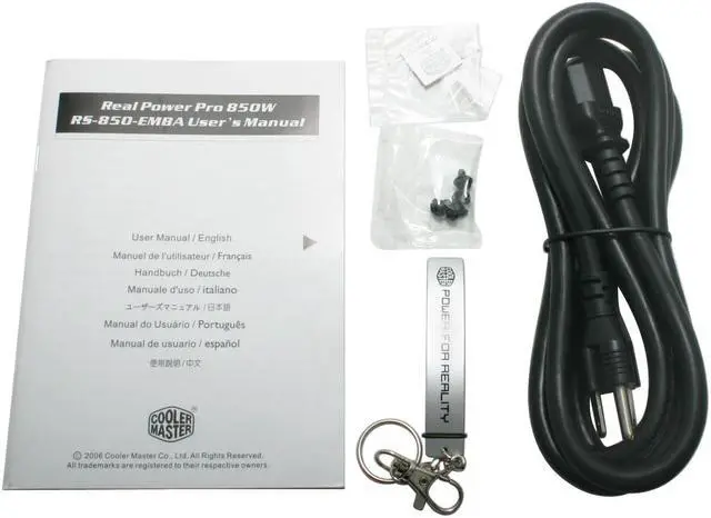 Alt view image 7 of 8 - Cooler Master Real Power Pro RS-850-EMBAD1-US 850 W ATX12V / EPS12V SLI Certified CrossFire Ready 80 PLUS Certified Active PFC Power Supply