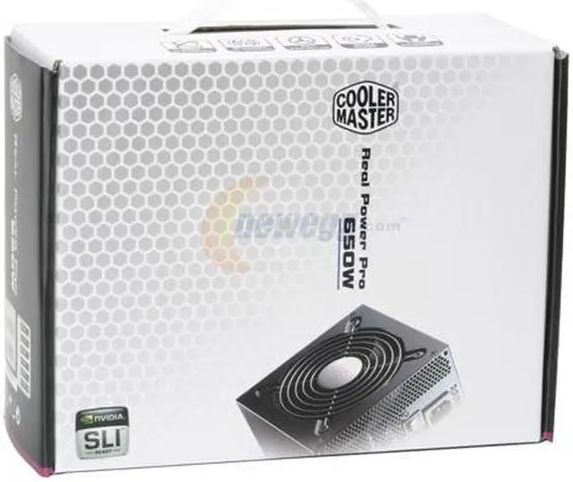 Alt view image 8 of 8 - Cooler Master Real Power Pro RS-650-ACAA-A1 650 W ATX Form Factor 12V V2.3 / SSI Standard EPS 12V V2.91 SLI Certified CrossFire Ready 80 PLUS Certified Active PFC Power Supply