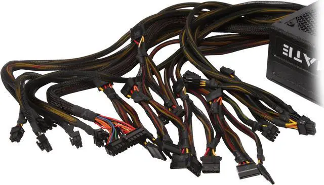 Alt view image 7 of 10 - Cooler Master UCP RSB00-AAAAA3 1100 W ATX12V / EPS12V SLI Certified CrossFire Ready 80 PLUS SILVER Certified Power Supply