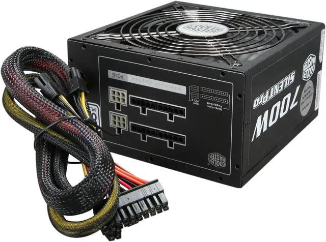 Alt view image 4 of 7 - COOLER MASTER Silent Pro M700 RS-700-AMBA-D3 700W ATX12V V2.3 SLI Certified CrossFire Ready 80 PLUS BRONZE Certified Modular Active PFC Power Supply