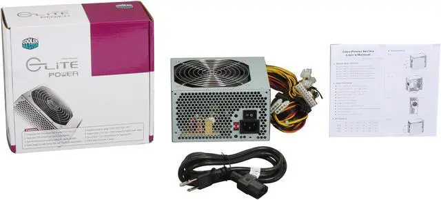 Alt view image 7 of 7 - Cooler Master Elite Power - 460W Power Supply