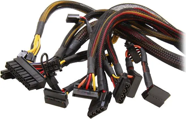 Alt view image 6 of 7 - Cooler Master GX - 650W Power Supply with 80 PLUS Bronze Certification