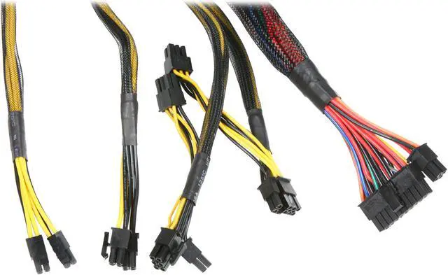 Alt view image 6 of 7 - Cooler Master Silent Pro Gold - 1200W Power Supply with 80 PLUS Gold Certification and Semi-Modular Cables