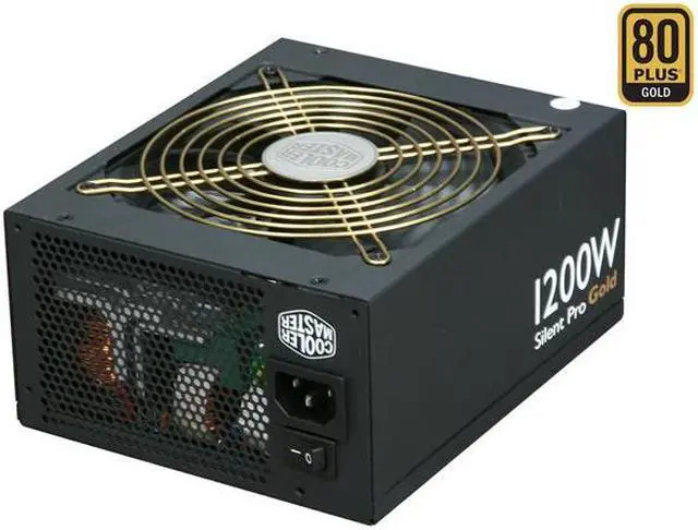 Main image of Cooler Master Silent Pro Gold - 1200W Power Supply with 80 PLUS Gold Certification and Semi-Modular Cables