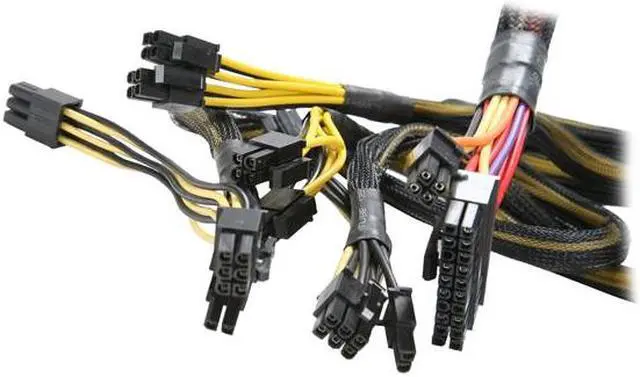 Alt view image 6 of 7 - Cooler Master Silent Pro Gold - 1000W Power Supply with 80 PLUS Gold Certification and Semi-Modular Cables