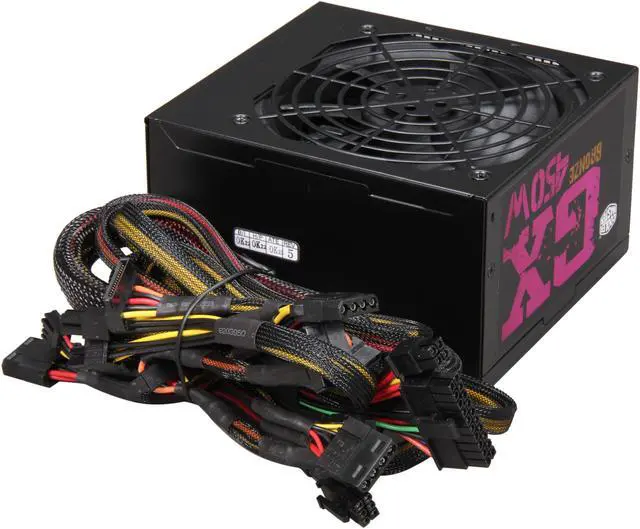 Alt view image 4 of 6 - Cooler Master GX - 450W Power Supply with 80 PLUS Bronze Certification