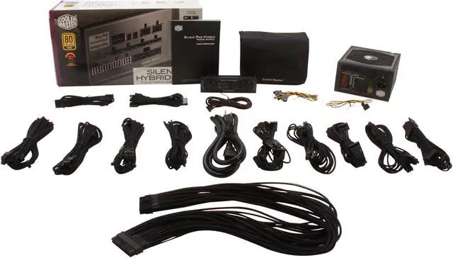 Alt view image 8 of 8 - COOLER MASTER Silent Pro Hybrid (RS-D00-SPHA-D3) 1300W ATX 12V V2.3 / EPS 12V V2.92 80 PLUS GOLD Full Modular Individual Active PFC Power Supply w/Free Fan Controller and 10 Years Warranty