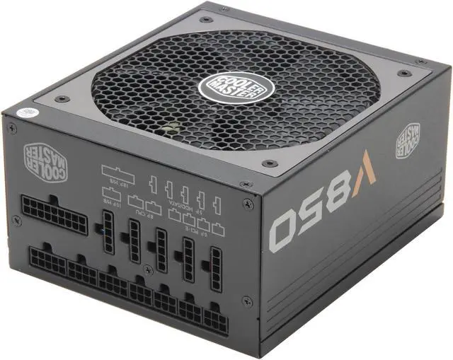 Alt view image 5 of 7 - Cooler Master V850 - Fully Modular 850W 80 PLUS Gold PSU with Silencio Silent 135mm fan