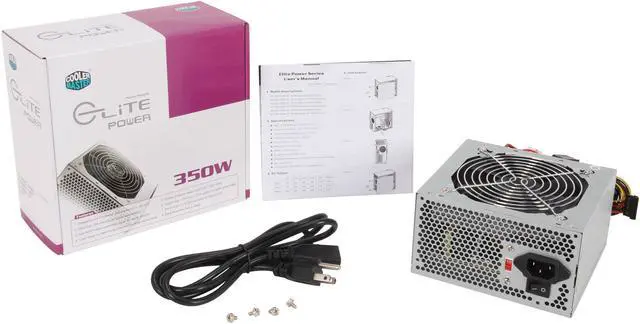 Alt view image 8 of 8 - COOLER MASTER Elite RS350-PSARI3-US 350W Power Supply New 4th Gen CPU Certified Haswell Ready