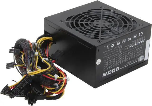 Alt view image 4 of 8 - Cooler Master i600 - 600W Power Supply with 80 PLUS Bronze Certification