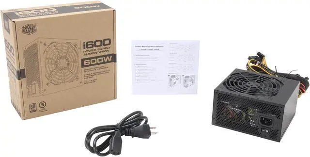 Alt view image 8 of 8 - Cooler Master i600 - 600W Power Supply with 80 PLUS Bronze Certification