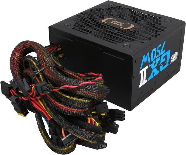 Alt view image 4 of 7 - Cooler Master GXII RS750-ACAAB1-US 750 W ATX 12V V2.31 80 PLUS BRONZE Certified Active PFC Power Supply