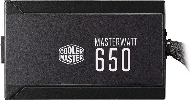 Alt view image 5 of 11 - Cooler Master Master Watt 650W Semi-Fanless Silencio Fan, Semi-Modular 80 PLUS Bronze Power Supply