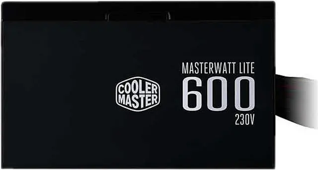 Alt view image 2 of 5 - Cooler Master MasterWatt Lite 230V (ErP 2013) 600W MPX-6001-ACABW-KS 600 W ATX 12V V2.31 ErP 2013 Lot6 Active PFC Power Supply