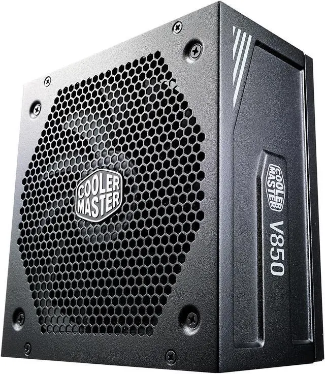 Alt view image 4 of 16 - Cooler Master V850 Gold V2 Full Modular, 850W, 80+ Gold Efficiency, Semi-fanless Operation, 16AWG PCIe high-efficiency cables, 10 Year Warranty