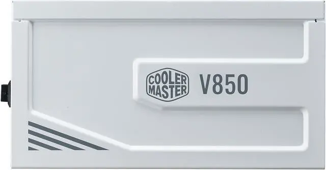 Alt view image 7 of 15 - Cooler Master V850 Gold V2 White Edition Full Modular, 850W, 80+ Gold Efficiency, Semi-fanless Operation, 16AWG PCIe High-efficiency Cables, 10 Year Warranty