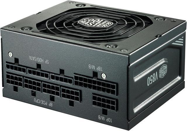 Alt view image 13 of 19 - Cooler Master V850 SFX Gold Full Modular, 850W, 80+ Gold Efficiency, ATX Bracket Included, Quiet FDB Fan, SFX Form Factor, 10 Year Warranty