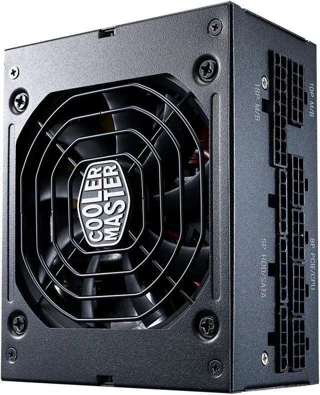 Alt view image 16 of 19 - Cooler Master V750 SFX Gold Full Modular, 750W, 80+ Gold Efficiency, ATX Bracket Included, Quiet FDB Fan, SFX Form Factor, 10 Year Warranty