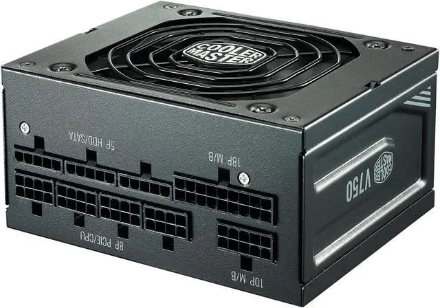 Alt view image 17 of 19 - Cooler Master V750 SFX Gold Full Modular, 750W, 80+ Gold Efficiency, ATX Bracket Included, Quiet FDB Fan, SFX Form Factor, 10 Year Warranty