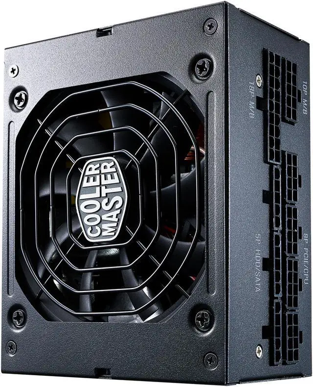 Alt view image 12 of 19 - Cooler Master V550 SFX Gold Full Modular, 550W, 80+ Gold Efficiency, ATX Bracket Included, Quiet FDB Fan, SFX Form Factor, 10 Year Warranty