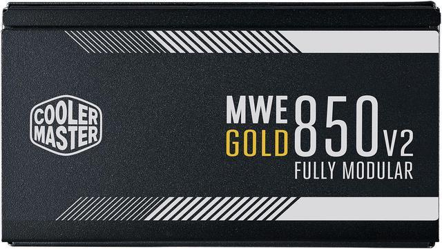 Alt view image 4 of 16 - Cooler Master MWE Gold 850 V2 Fully Modular, 850W, 80+ Gold Efficiency, Quiet HDB Fan, 2 EPS Connectors, High Temperature Resilience, 5 Year Warranty