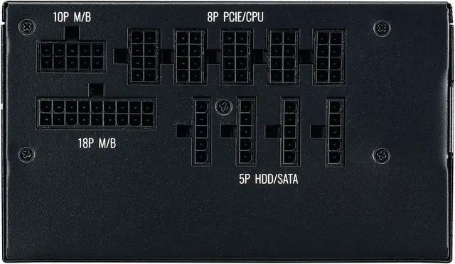 Alt view image 6 of 16 - Cooler Master MWE Gold 750 V2 Fully Modular, 750W, 80+ Gold Efficiency, Quiet HDB Fan, 2 EPS Connectors, High Temperature Resilience, 5 Year Warranty