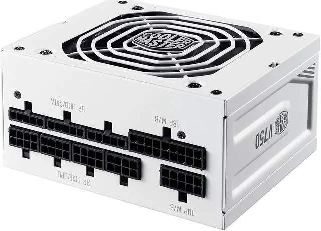 Alt view image 15 of 19 - Cooler Master V750 SFX Gold White ATX 3.1 Full Modular SFF Power Supply, 750W 80Plus Gold, 90° 12VHPWR|600W PCIe 5.0, GPU Support RTX 5070 Ti | RX 9070 XT, Customized Cable, Low Noise, 10-Year
