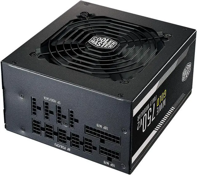Alt view image 8 of 11 - Cooler Master MWE Gold 750 V2 MPE-7501-AFAAG-U2 750W ATX12V 80 PLUS GOLD Certified Full Modular Active PFC Power Supply
