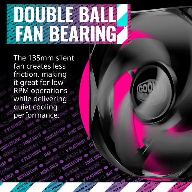 Alt view image 10 of 15 - Cooler Master V1300 Platinum 30th Anniversary Fully Modular, 1300W, 80+ Platinum, 135mm FDB Silent Fan, Single/Multi-Rail Switch, Intel ATX 12V Ver 2.53, 100% Japanese Capacitors (MPZ-D001-AFBAPV-WU)