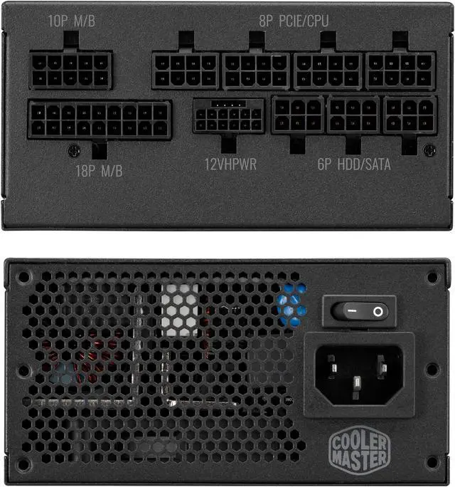Alt view image 12 of 14 - Cooler Master V850 SFX Gold ATX 3.0 Full Modular Small Form Factor Power Supply, 850W 80+ Gold, 90-Degree 12VHPWR PCIe 5.0, SFX-to-ATX Bracket, Customized Cable, 10 Year (MPY-8501-SFHAGV-3U1)
