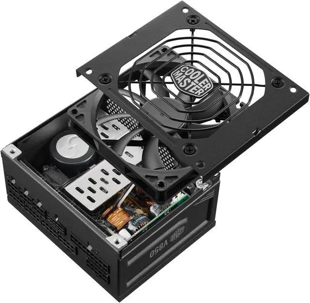 Alt view image 14 of 14 - Cooler Master V850 SFX Gold ATX 3.0 Full Modular Small Form Factor Power Supply, 850W 80+ Gold, 90-Degree 12VHPWR PCIe 5.0, SFX-to-ATX Bracket, Customized Cable, 10 Year (MPY-8501-SFHAGV-3U1)